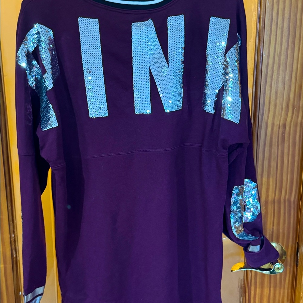 Pink light weight sweatshirt